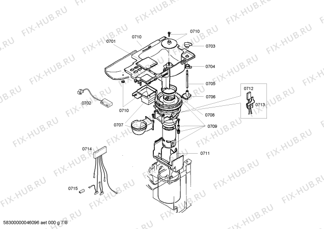 Схема №1 TK60001CH Surpresso S20 с изображением Модуль управления для кофеварки (кофемашины) Siemens 00492192