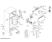 Схема №2 KDN40X10 с изображением Дверь морозильной камеры для холодильной камеры Bosch 00246940