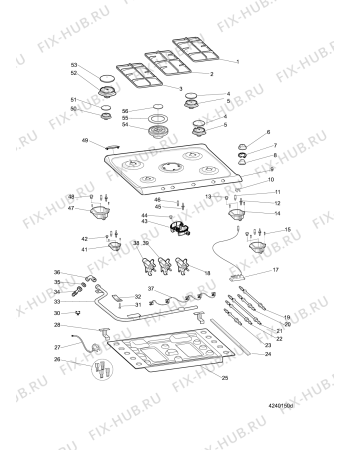 Схема №1 IP751SCIXUK (F061420) с изображением Инструкция по эксплуатации для плиты (духовки) Indesit C00274134