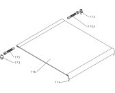 Схема №4 K7306W (224843, K44E1-134VD) с изображением Панель для плиты (духовки) Gorenje 225576