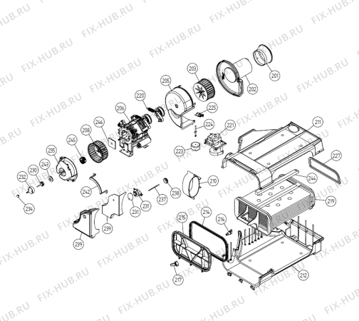 Взрыв-схема стиральной машины Gorenje TT37.41 SE   -White #9205232 (900002646, TD44ASE) - Схема узла 02