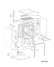 Схема №4 GSF 6920 WH с изображением Модуль (плата) управления для посудомоечной машины Whirlpool 480140102991