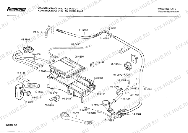 Схема №2 CV753047 CV7530 с изображением Ручка выбора программ для стиралки Bosch 00056310