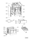 Схема №2 SG 2532 WS с изображением Панель для духового шкафа Whirlpool 481945349808