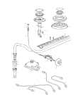 Схема №4 D90G с изображением Клавиша для плиты (духовки) DELONGHI 218344E320
