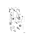 Схема №3 WT 1475 E с изображением Клавиша для стиралки Whirlpool 488000304376