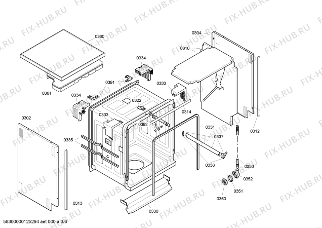 Схема №2 SGS46M88II с изображением Набор кнопок для посудомойки Bosch 00608140