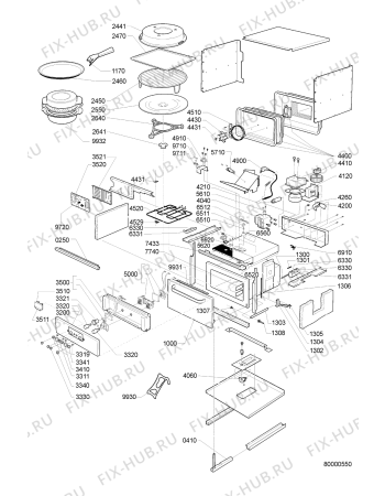 Схема №1 AMW 542 IX с изображением Панель управления для свч печи Whirlpool 480120100653