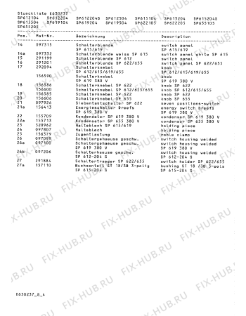 Схема №3 SP622205 с изображением Регулятор для плиты (духовки) Bosch 00156600