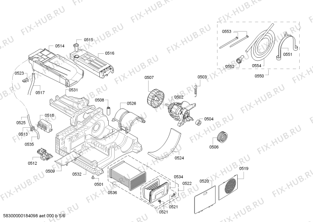 Схема №4 WT46B290GB с изображением Люк для сушилки Siemens 00747923