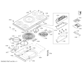 Схема №1 CET365NS Thermador с изображением Стеклокерамика для духового шкафа Bosch 00771451