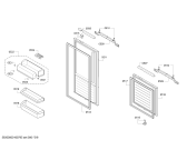 Схема №4 KIF39P61HK с изображением Крышка для холодильника Bosch 00650367