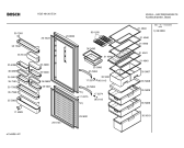 Схема №2 KGS46120IE с изображением Дверь морозильной камеры для холодильной камеры Bosch 00239031