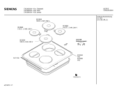 Схема №1 EK43040 с изображением Варочная панель для плиты (духовки) Siemens 00209465