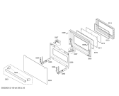 Схема №3 HBC84K570N с изображением Фронтальное стекло для электропечи Bosch 00475706