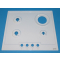 Керамическая поверхность для плиты (духовки) Gorenje 444188 444188 для Gorenje GW6N41ZIW (508997, PVK43K-1V)