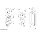 Схема №3 KIRMIL8 с изображением Дверь для холодильника Bosch 00247353