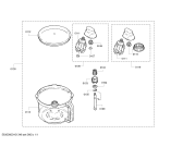 Схема №1 0712004003 URG/MUM6... с изображением Миска для кухонного комбайна Bosch 00084876