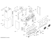 Схема №2 DWF97RV20 Bosch с изображением Стеклянная полка для электровытяжки Bosch 00716760