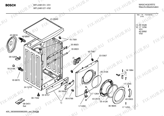 Схема №3 WFL2481 Maxx WFL 2481 с изображением Панель управления для стиралки Bosch 00437785