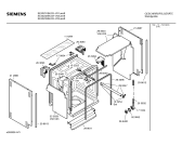 Схема №3 SE23231EU с изображением Передняя панель для электропосудомоечной машины Siemens 00363026