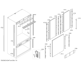 Схема №5 T36BT820NS с изображением Выдвижной ящик для холодильника Bosch 11007391