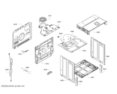 Схема №2 3HB504BM H.BA.NP.L2D.IN.ENTRY.ML/.B.ME_TI// с изображением Внешняя дверь для духового шкафа Bosch 00798811
