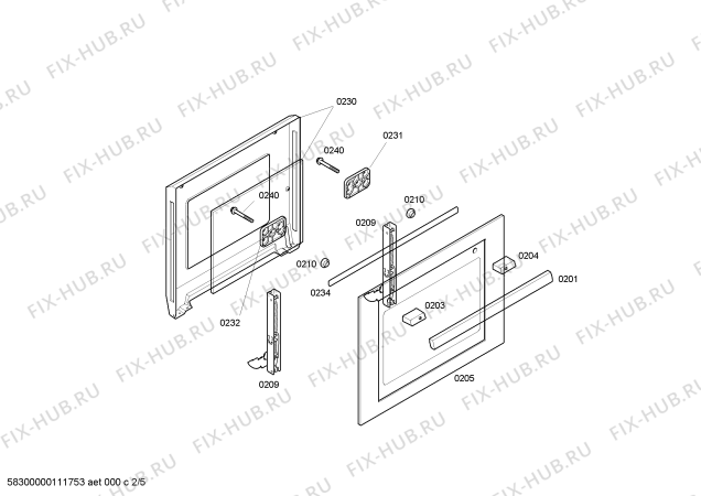 Схема №2 4HT413X с изображением Кнопка для плиты (духовки) Bosch 00427596