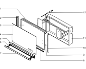 Схема №1 PMOMT (F006109) с изображением Дверка для плиты (духовки) Indesit C00130184