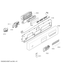 Схема №4 SGU57M05EU Silence comfort с изображением Передняя панель для посудомоечной машины Bosch 00440833