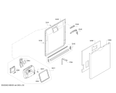 Схема №2 SMS40D02RU AquaStop с изображением Панель управления для посудомоечной машины Bosch 00748437