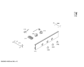 Схема №3 4HB415X Horno lynx indp.inox.multifunc.mt с изображением Передняя часть корпуса для электропечи Bosch 00675370