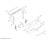 Схема №4 U15E52S3GB с изображением Панель управления для плиты (духовки) Bosch 00744067