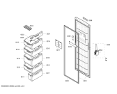 Схема №2 GSN24V01SD с изображением Дверь для холодильника Siemens 00247530