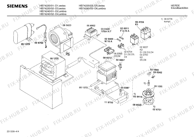 Схема №2 HB74240FF с изображением Инструкция по эксплуатации для духового шкафа Siemens 00514786