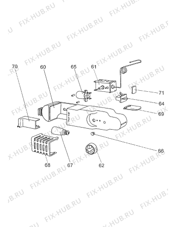 Взрыв-схема холодильника Acec RCOC1610 - Схема узла Electrical equipment