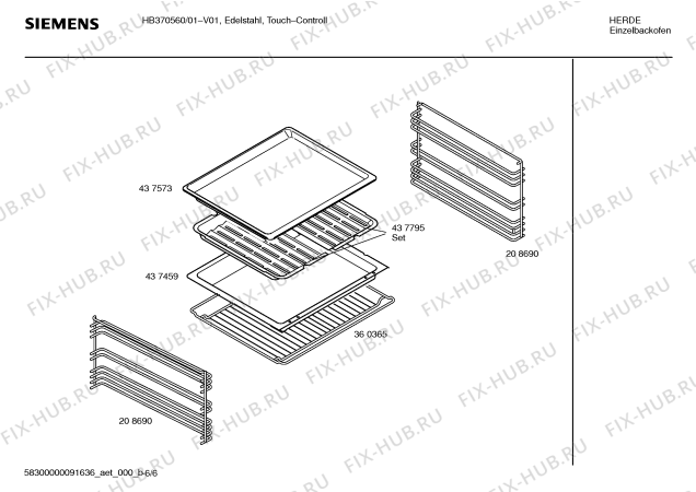 Схема №3 HB370560S с изображением Панель управления для плиты (духовки) Siemens 00438394