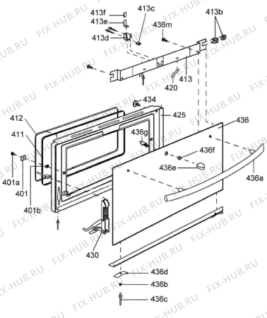 Взрыв-схема вытяжки Gorenje 511 GL A501E52A FI   -White FS 50 (900000621, A501E52A) - Схема узла 04