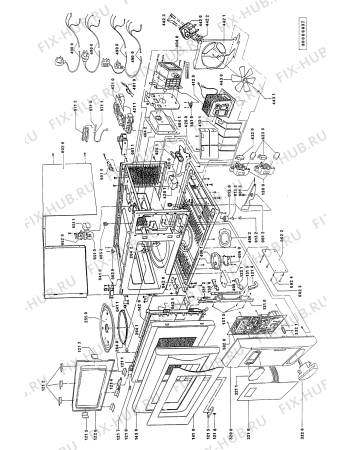 Схема №1 HA 18 PM с изображением Моторчик поддона для свч печи Whirlpool 481990200236