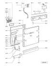 Схема №1 ADG 7340/3 с изображением Обшивка для посудомоечной машины Whirlpool 480140101249