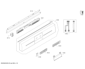Схема №1 SN236W02GE iQ300 с изображением Передняя панель для посудомоечной машины Siemens 11019449