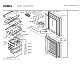 Схема №2 KG21E66TI с изображением Дверь для холодильной камеры Siemens 00240510