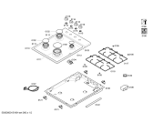 Схема №1 OCA553C с изображением Столешница для электропечи Bosch 00710175