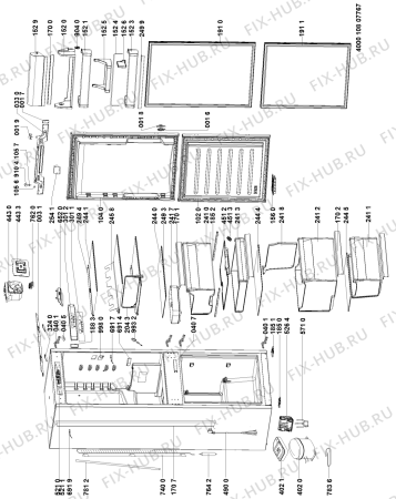 Схема №1 ART 8814/A+++ SFS с изображением Сенсорная панель для холодильника Whirlpool 481010646139