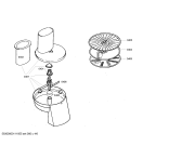Схема №4 0710014642 с изображением Загрузочный лоток для кухонного комбайна Bosch 00085707