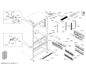 Схема №2 B21CL81SNS с изображением Дверь для электропосудомоечной машины Bosch 00774922
