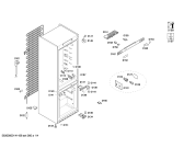 Схема №3 KGN39A50 с изображением Дверь для холодильника Bosch 00248579