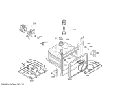 Схема №3 3HT504EP с изображением Передняя часть корпуса для плиты (духовки) Bosch 00662498