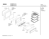 Схема №3 HSV288RPL с изображением Крышка для электропечи Bosch 00358249