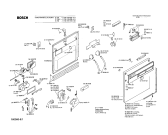 Схема №4 0730100608 E700S с изображением Панель для посудомоечной машины Bosch 00111447